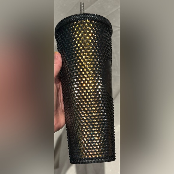 NWOT Starbucks Black Studded Tumbler 2020 Iridescent Fall HALLOWEEN Gunmetal - Picture 2 of 9